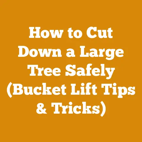 How to Cut Down a Large Tree Safely (Bucket Lift Tips & Tricks)