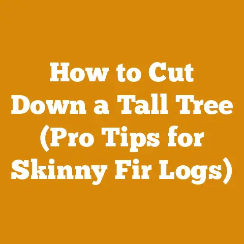 How to Cut Down a Tall Tree (Pro Tips for Skinny Fir Logs)