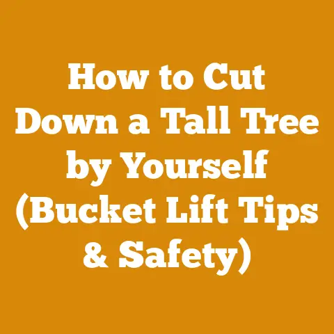 How to Cut Down a Tall Tree by Yourself (Bucket Lift Tips & Safety)