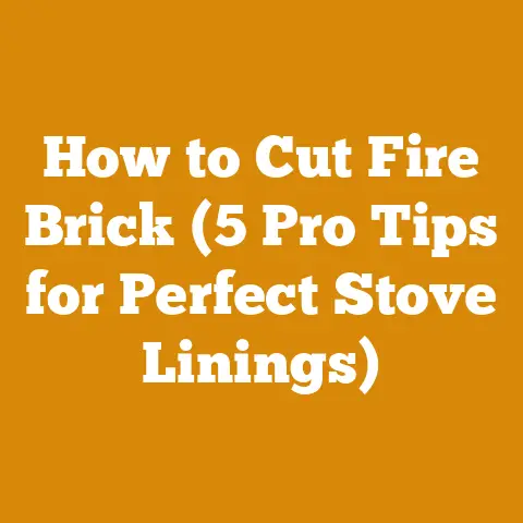 How to Cut Fire Brick (5 Pro Tips for Perfect Stove Linings)