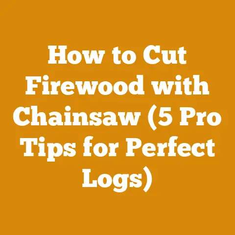 How to Cut Firewood with Chainsaw (5 Pro Tips for Perfect Logs)