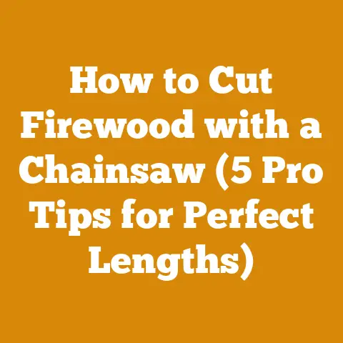 How to Cut Firewood with a Chainsaw (5 Pro Tips for Perfect Lengths)