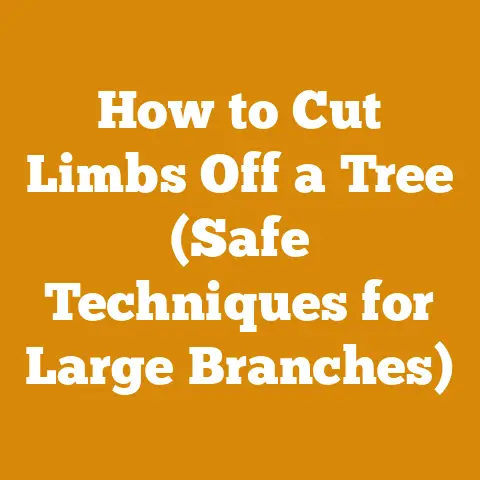 How to Cut Limbs Off a Tree (Safe Techniques for Large Branches)