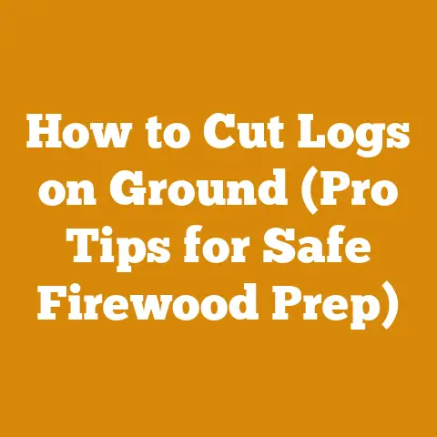 How to Cut Logs on Ground (Pro Tips for Safe Firewood Prep)