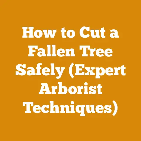 How to Cut a Fallen Tree Safely (Expert Arborist Techniques)