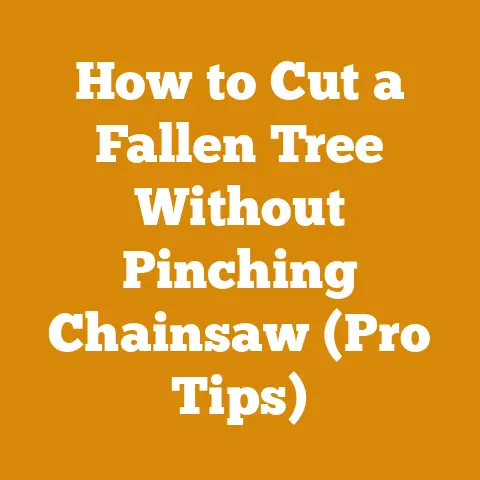 How to Cut a Fallen Tree Without Pinching Chainsaw (Pro Tips)