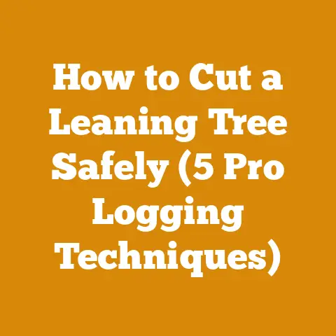 How to Cut a Leaning Tree Safely (5 Pro Logging Techniques)