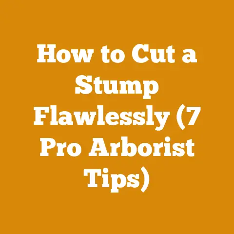 How to Cut a Stump Flawlessly (7 Pro Arborist Tips)
