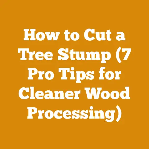 How to Cut a Tree Stump (7 Pro Tips for Cleaner Wood Processing)