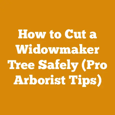 How to Cut a Widowmaker Tree Safely (Pro Arborist Tips)