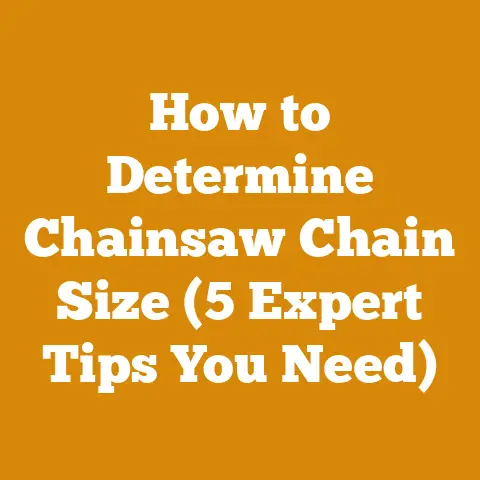 How to Determine Chainsaw Chain Size (5 Expert Tips You Need)