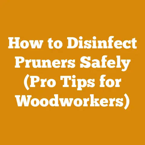 How to Disinfect Pruners Safely (Pro Tips for Woodworkers)