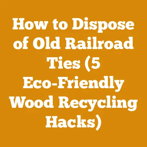 How to Dispose of Old Railroad Ties (5 Eco-Friendly Wood Recycling Hacks)