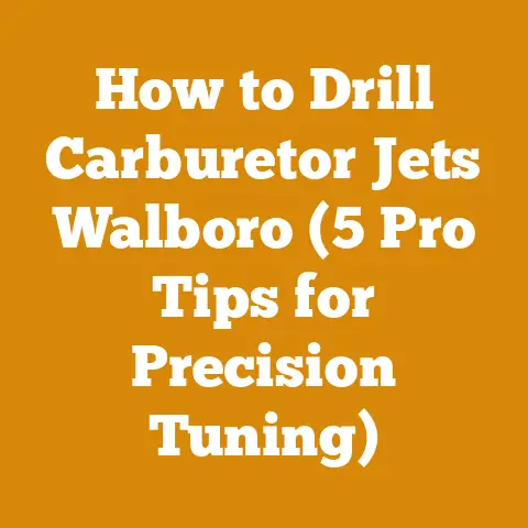 How to Drill Carburetor Jets Walboro (5 Pro Tips for Precision Tuning)