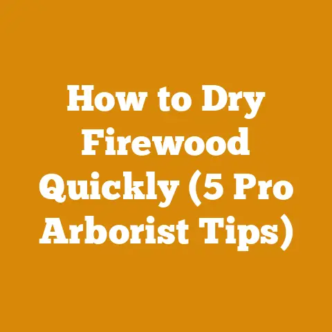 How to Dry Firewood Quickly (5 Pro Arborist Tips)