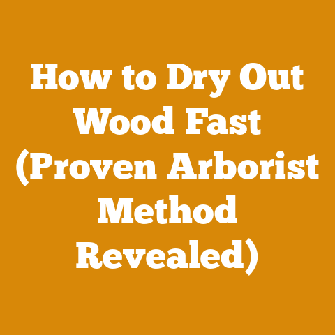 How to Dry Out Wood Fast (Proven Arborist Method Revealed)