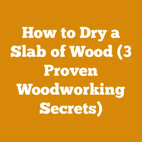 How to Dry a Slab of Wood (3 Proven Woodworking Secrets)