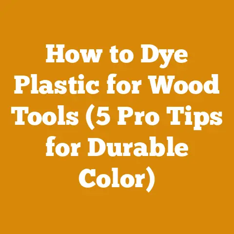 How to Dye Plastic for Wood Tools (5 Pro Tips for Durable Color)