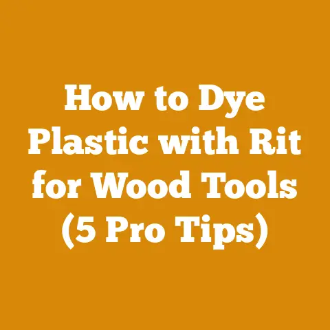 How to Dye Plastic with Rit for Wood Tools (5 Pro Tips)