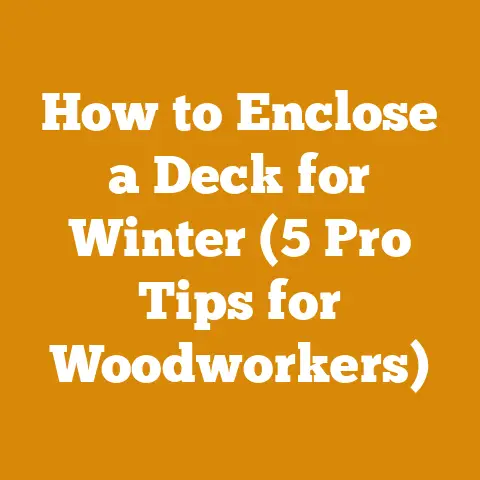 How to Enclose a Deck for Winter (5 Pro Tips for Woodworkers)
