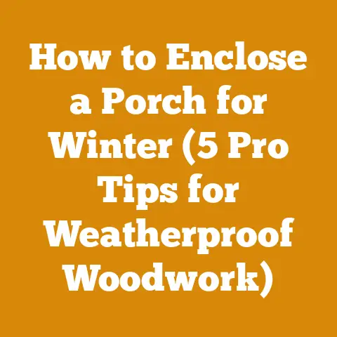 How to Enclose a Porch for Winter (5 Pro Tips for Weatherproof Woodwork)