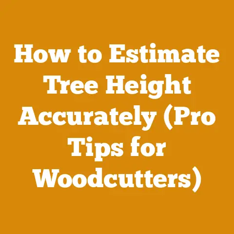 How to Estimate Tree Height Accurately (Pro Tips for Woodcutters)
