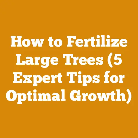 How to Fertilize Large Trees (5 Expert Tips for Optimal Growth)