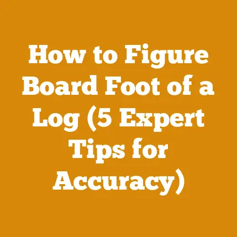 How to Figure Board Foot of a Log (5 Expert Tips for Accuracy)