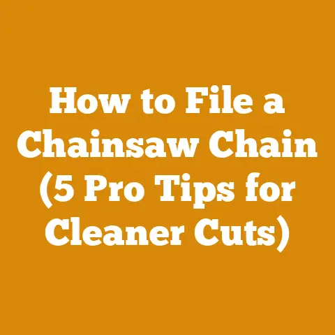 How to File a Chainsaw Chain (5 Pro Tips for Cleaner Cuts)