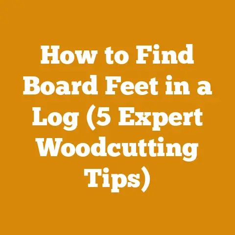 How to Find Board Feet in a Log (5 Expert Woodcutting Tips)