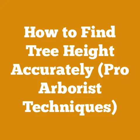 How to Find Tree Height Accurately (Pro Arborist Techniques)