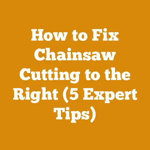 How to Fix Chainsaw Cutting to the Right (5 Expert Tips)