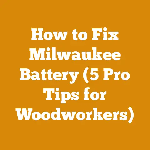 How to Fix Milwaukee Battery (5 Pro Tips for Woodworkers)