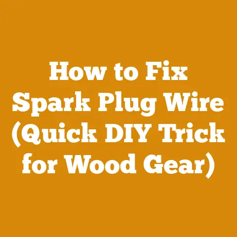 How to Fix Spark Plug Wire (Quick DIY Trick for Wood Gear)