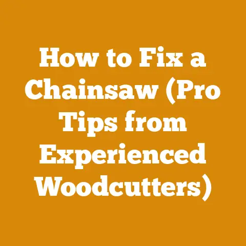 How to Fix a Chainsaw (Pro Tips from Experienced Woodcutters)