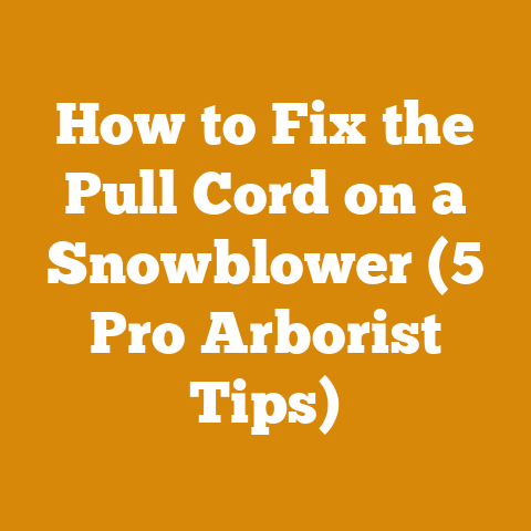 How to Fix the Pull Cord on a Snowblower (5 Pro Arborist Tips)