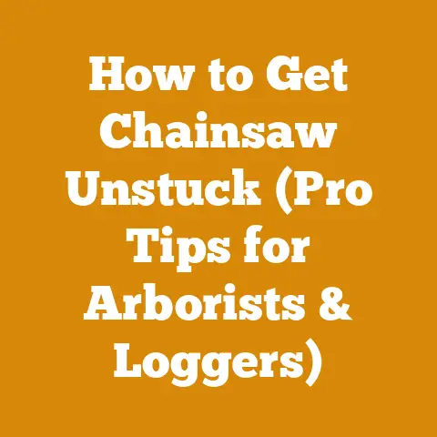 How to Get Chainsaw Unstuck (Pro Tips for Arborists & Loggers)