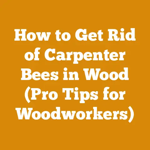 How to Get Rid of Carpenter Bees in Wood (Pro Tips for Woodworkers)
