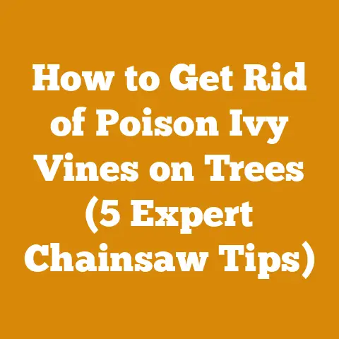 How to Get Rid of Poison Ivy Vines on Trees (5 Expert Chainsaw Tips)