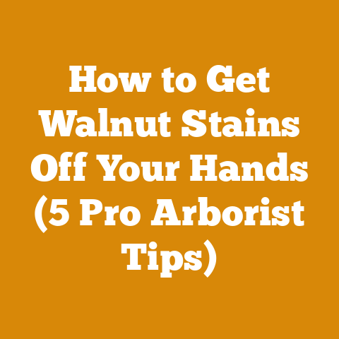 How to Get Walnut Stains Off Your Hands (5 Pro Arborist Tips)