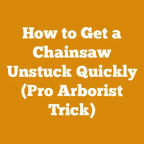 How to Get a Chainsaw Unstuck Quickly (Pro Arborist Trick)
