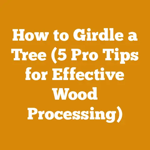 How to Girdle a Tree (5 Pro Tips for Effective Wood Processing)