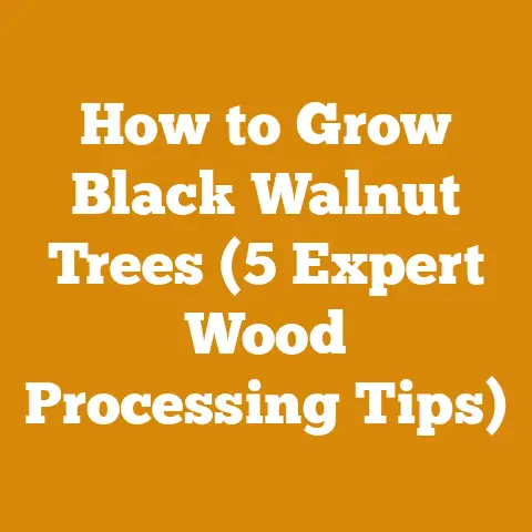How to Grow Black Walnut Trees (5 Expert Wood Processing Tips)