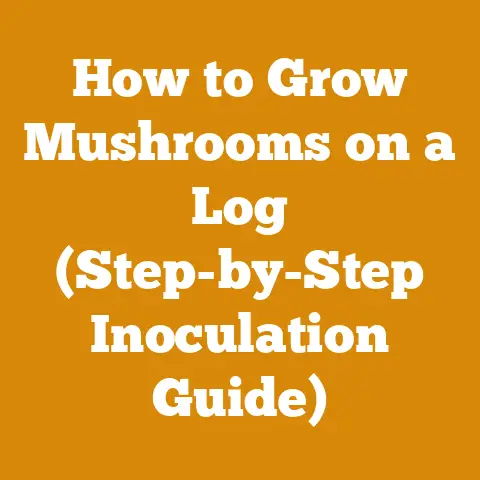 How to Grow Mushrooms on a Log (Step-by-Step Inoculation Guide)