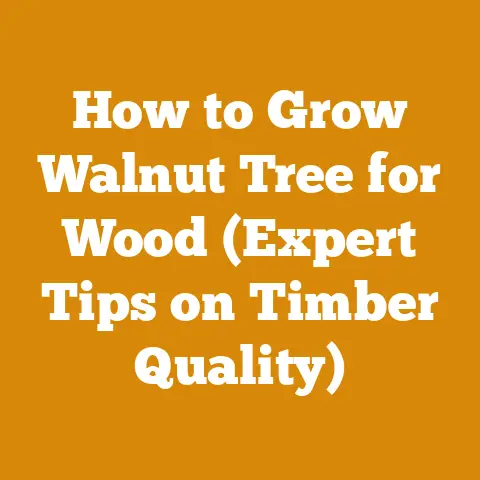 How to Grow Walnut Tree for Wood (Expert Tips on Timber Quality)