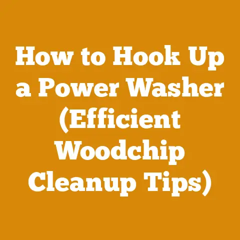 How to Hook Up a Power Washer (Efficient Woodchip Cleanup Tips)