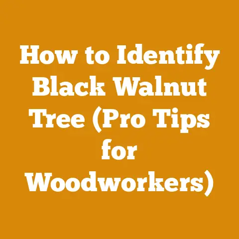 How to Identify Black Walnut Tree (Pro Tips for Woodworkers)
