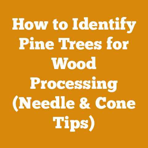 How to Identify Pine Trees for Wood Processing (Needle & Cone Tips)