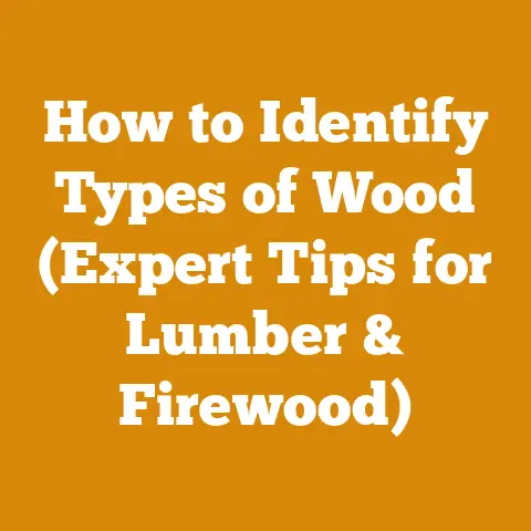 How to Identify Types of Wood (Expert Tips for Lumber & Firewood)