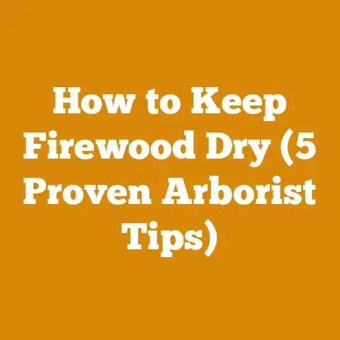 How to Keep Firewood Dry (5 Proven Arborist Tips)